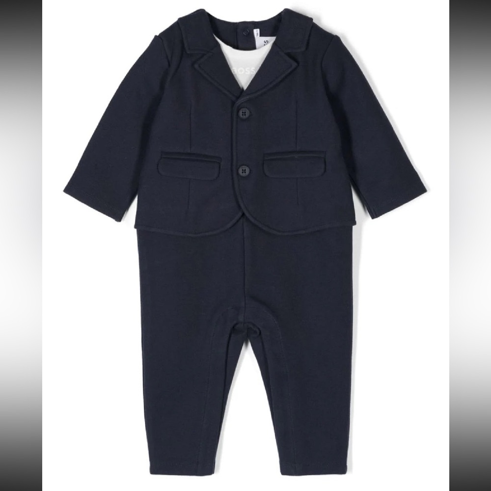 BOSS suit overall onesie